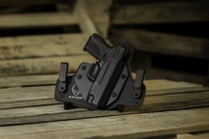 holster and gun suitable for concealed carry